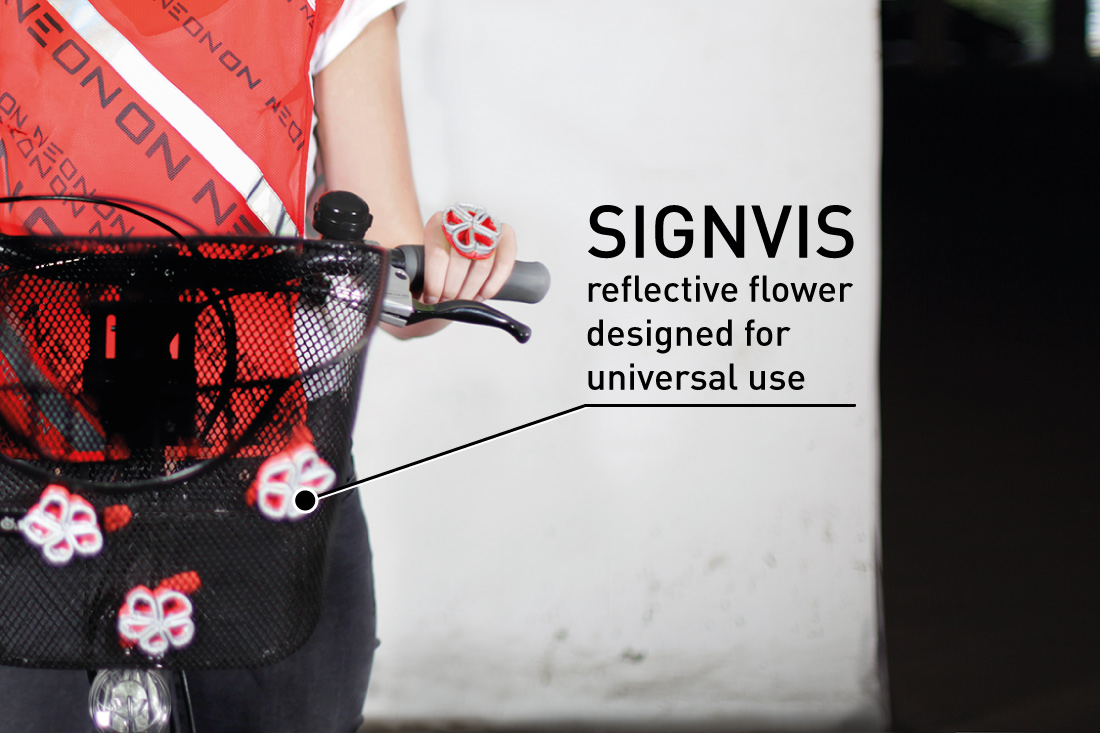 Trinitex Nonprint Reflektor Blumen"Signvis"